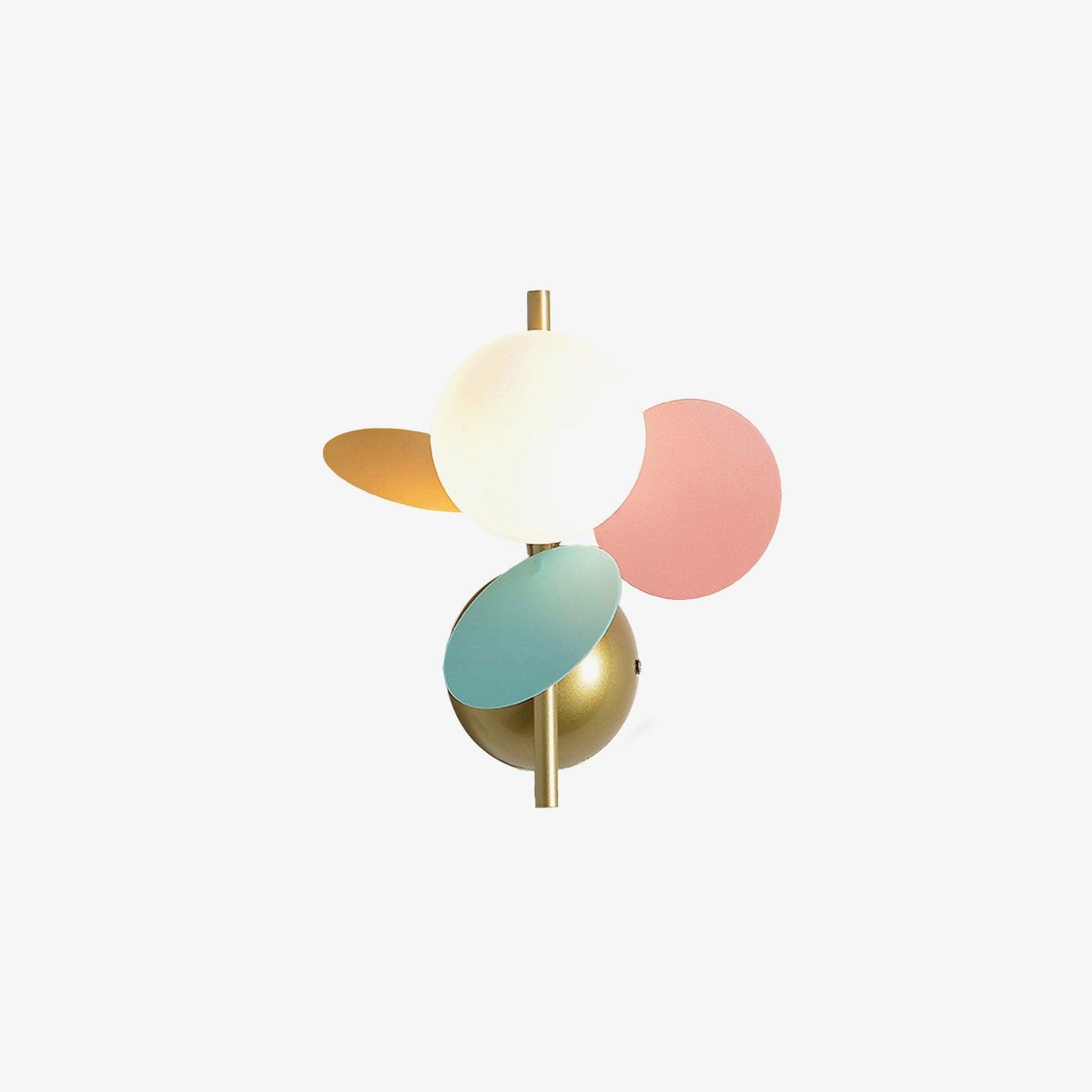 Colored Metal Wall Sconce | Mid-Century Modern Design for Kids' Rooms, Nurseries & Indoor Spaces