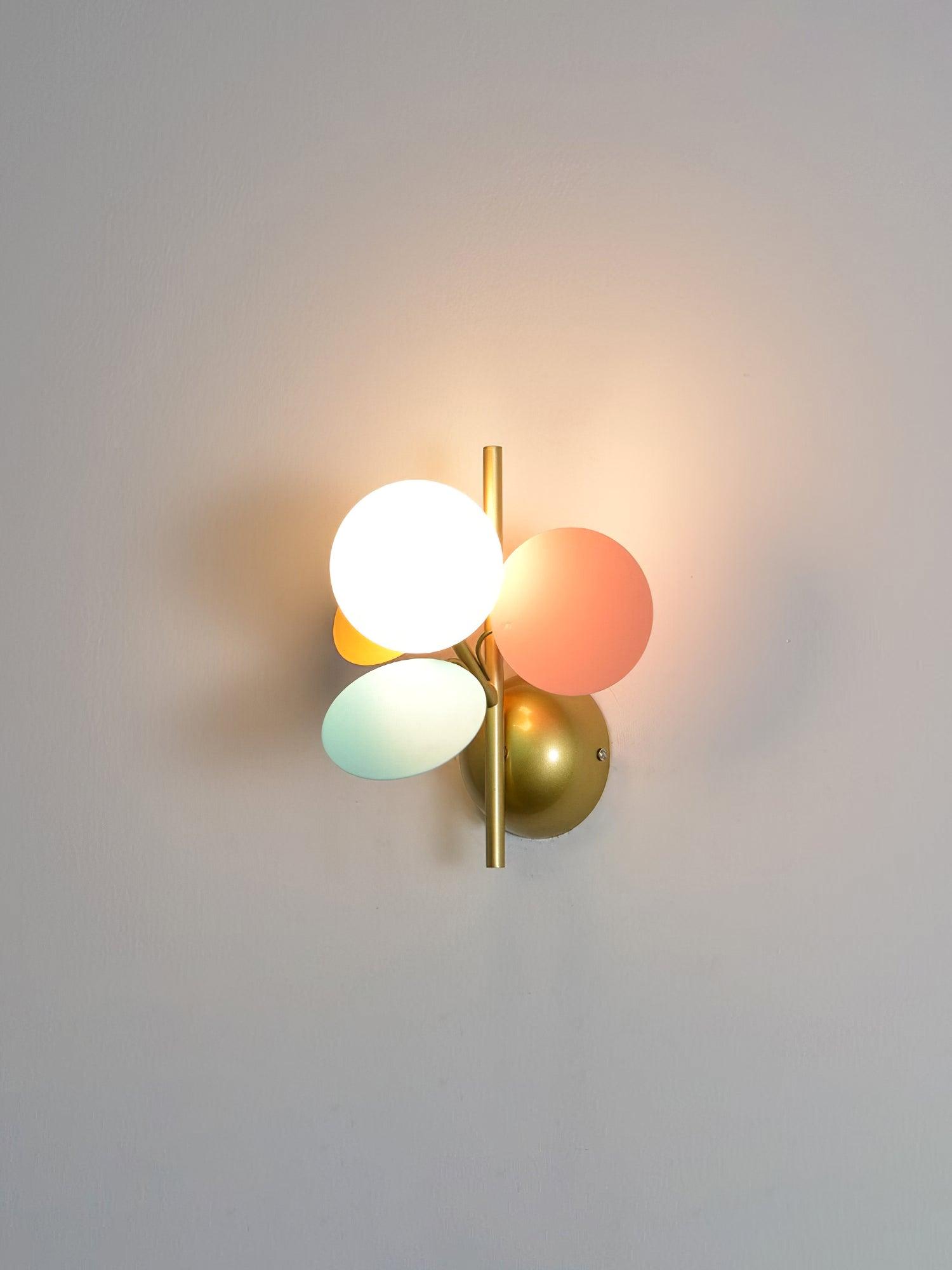 Colored Metal Wall Sconce | Mid-Century Modern Design for Kids' Rooms, Nurseries & Indoor Spaces