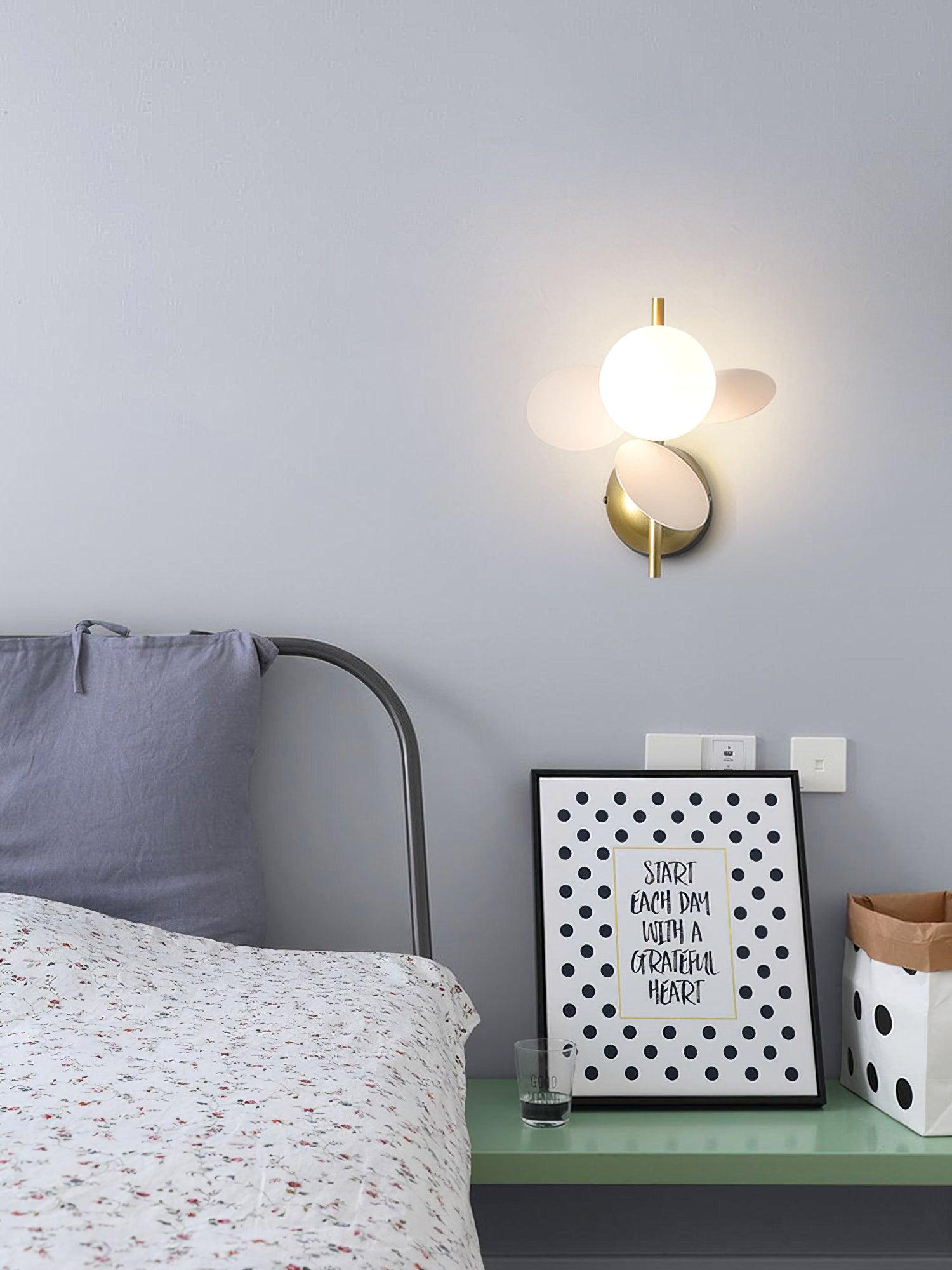 Colored Metal Wall Sconce | Mid-Century Modern Design for Kids' Rooms, Nurseries & Indoor Spaces
