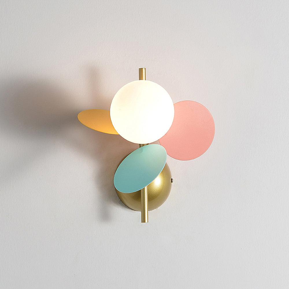 Colored Metal Wall Sconce | Mid-Century Modern Design for Kids' Rooms, Nurseries & Indoor Spaces