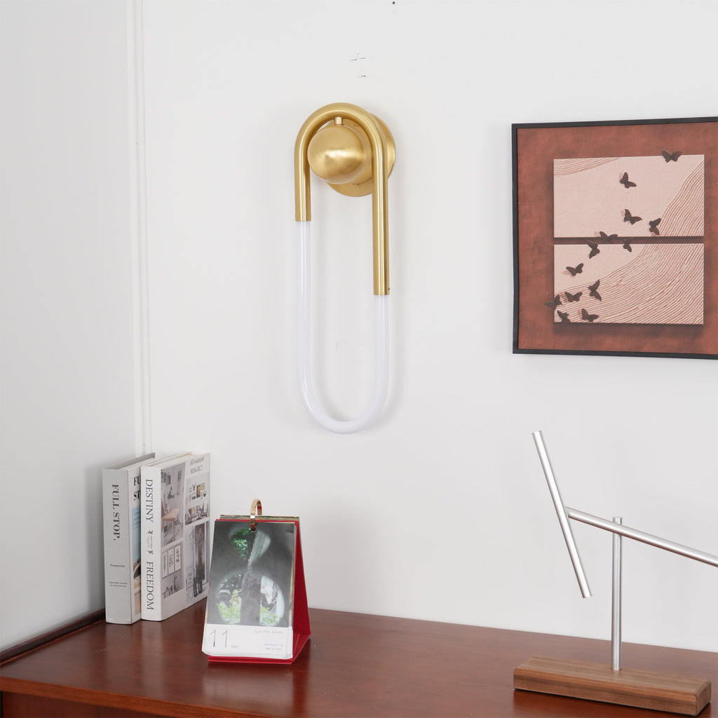 LED Wall Lamp - Rudi Loop Design - Modern Lighting Fixture for Living Room & Bedroom