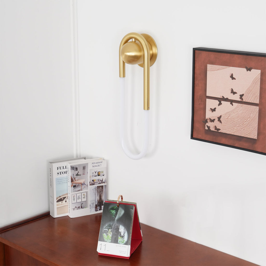 LED Wall Lamp - Rudi Loop Design - Modern Lighting Fixture for Living Room & Bedroom