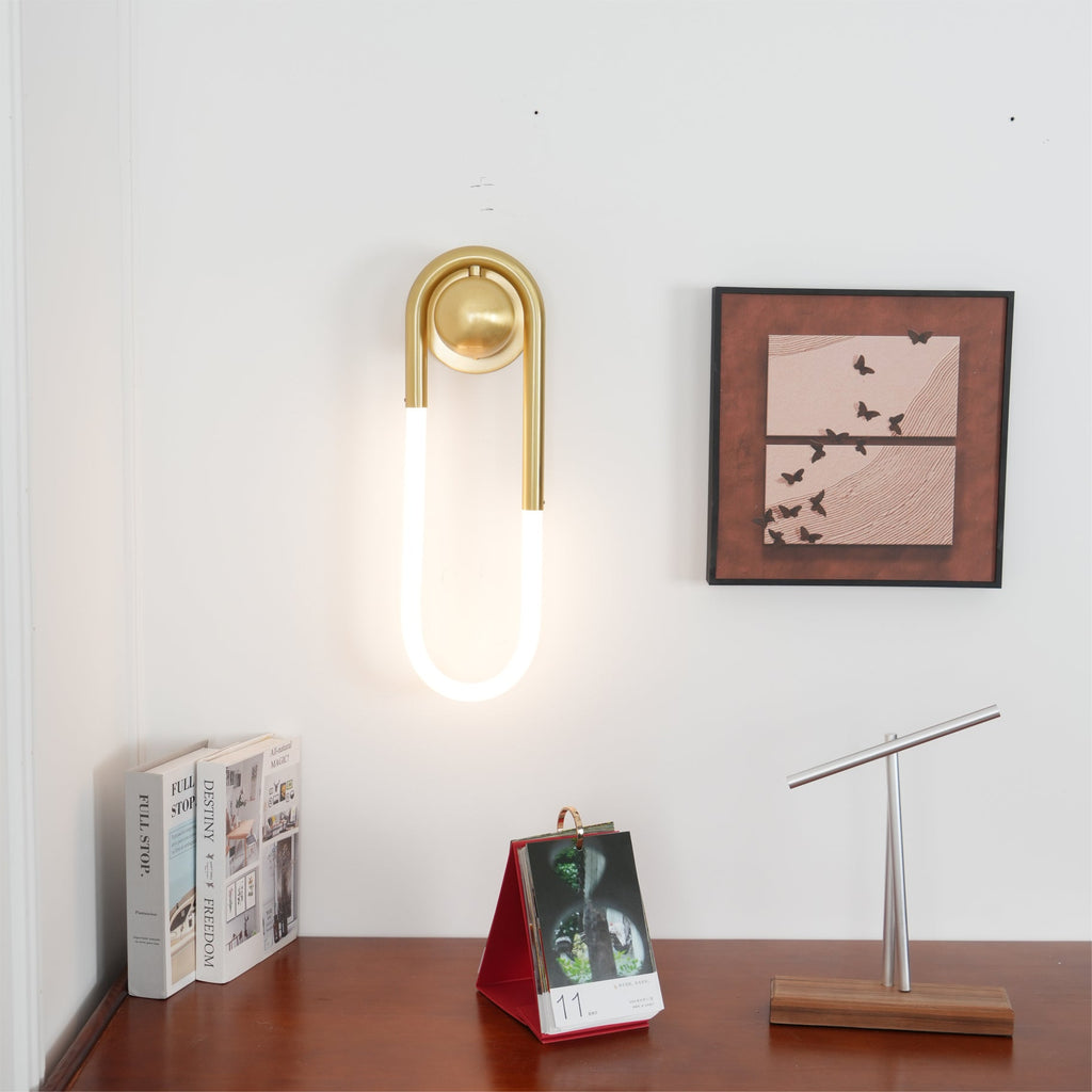 LED Wall Lamp - Rudi Loop Design - Modern Lighting Fixture for Living Room & Bedroom