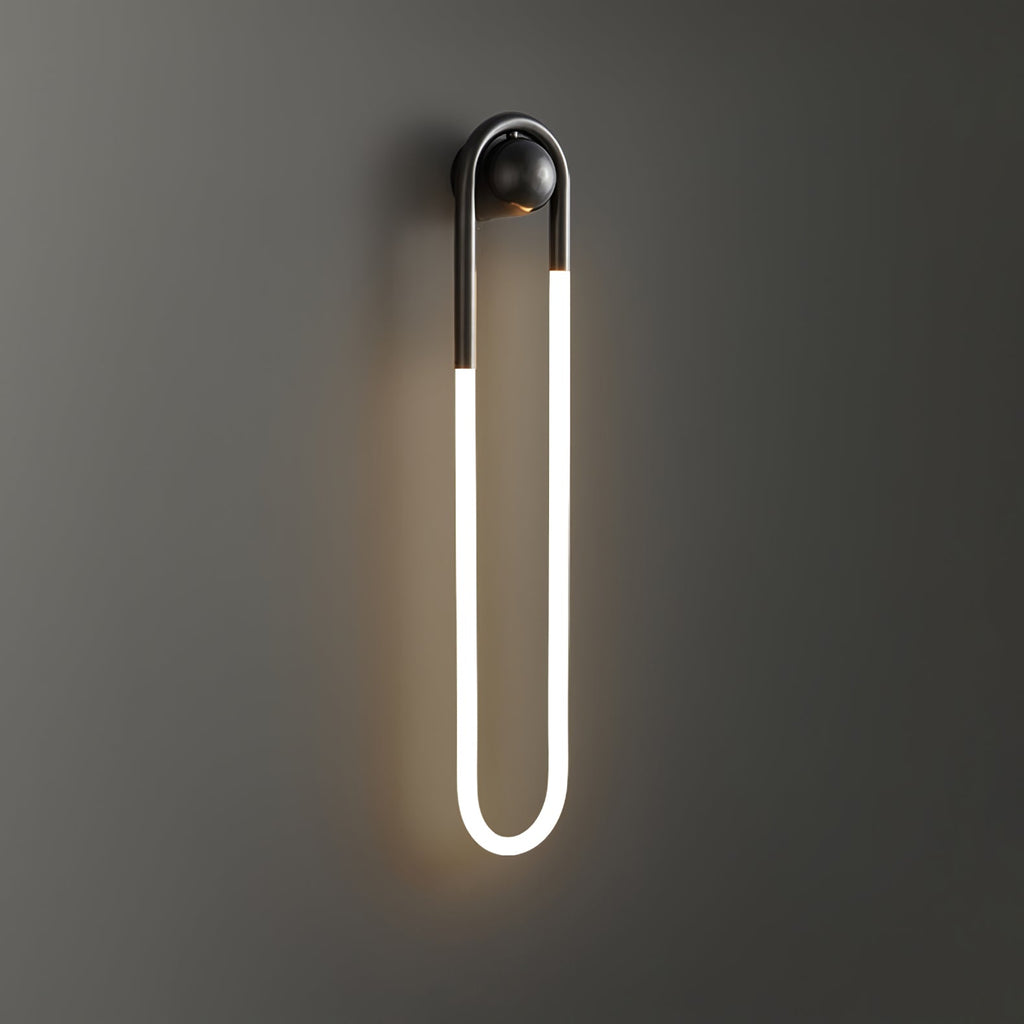 LED Wall Lamp - Rudi Loop Design - Modern Lighting Fixture for Living Room & Bedroom