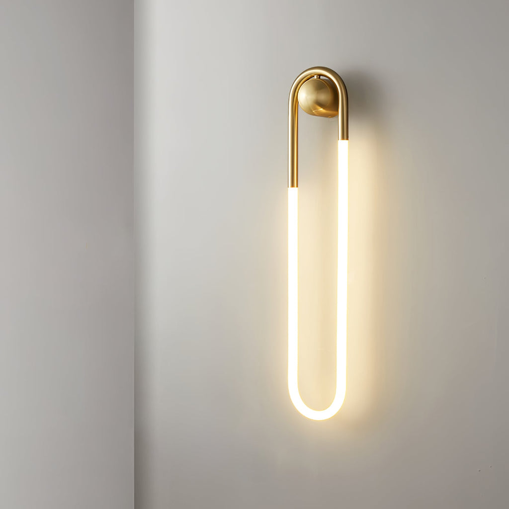 LED Wall Lamp - Rudi Loop Design - Modern Lighting Fixture for Living Room & Bedroom