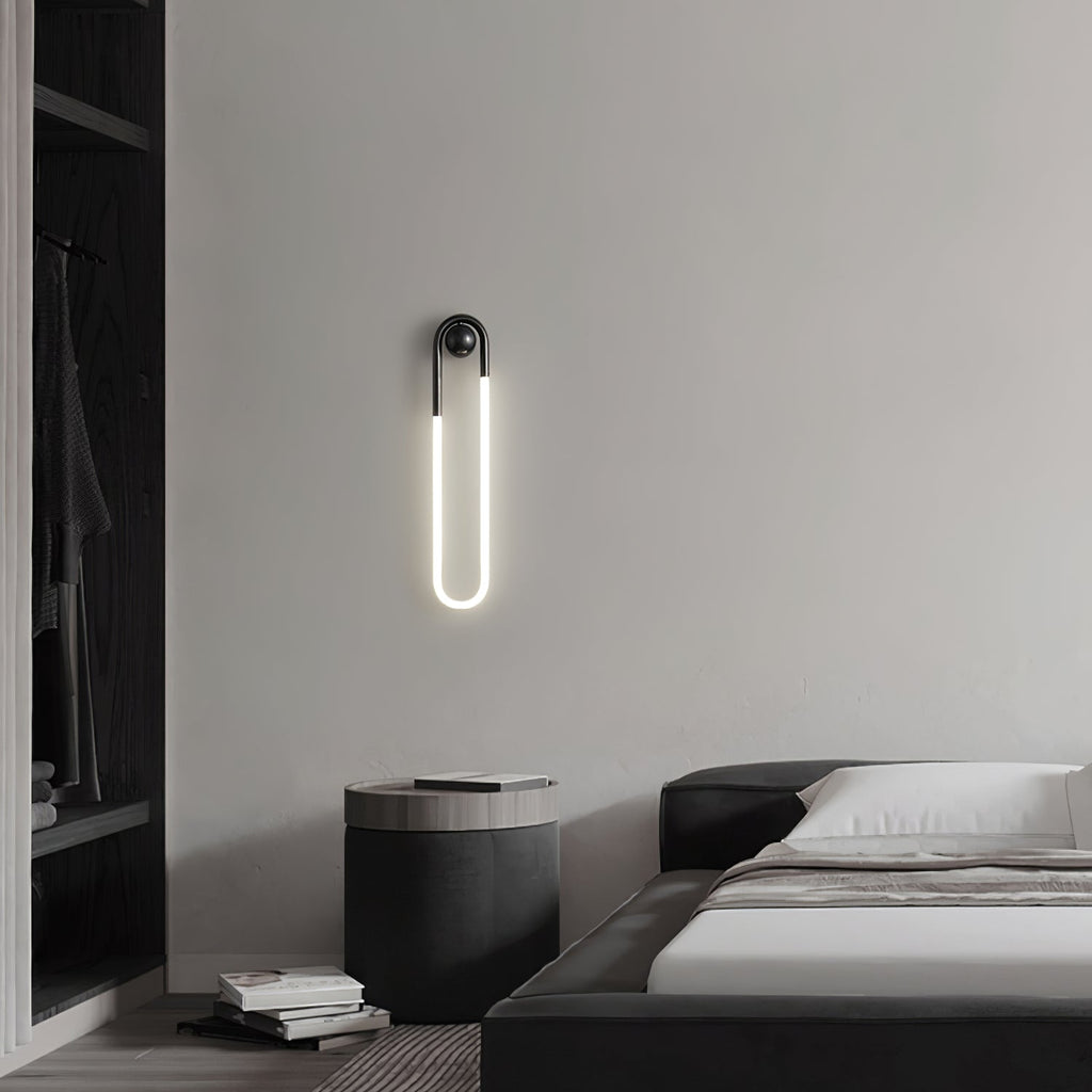 LED Wall Lamp - Rudi Loop Design - Modern Lighting Fixture for Living Room & Bedroom