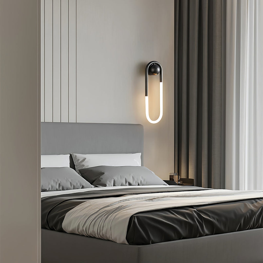 LED Wall Lamp - Rudi Loop Design - Modern Lighting Fixture for Living Room & Bedroom