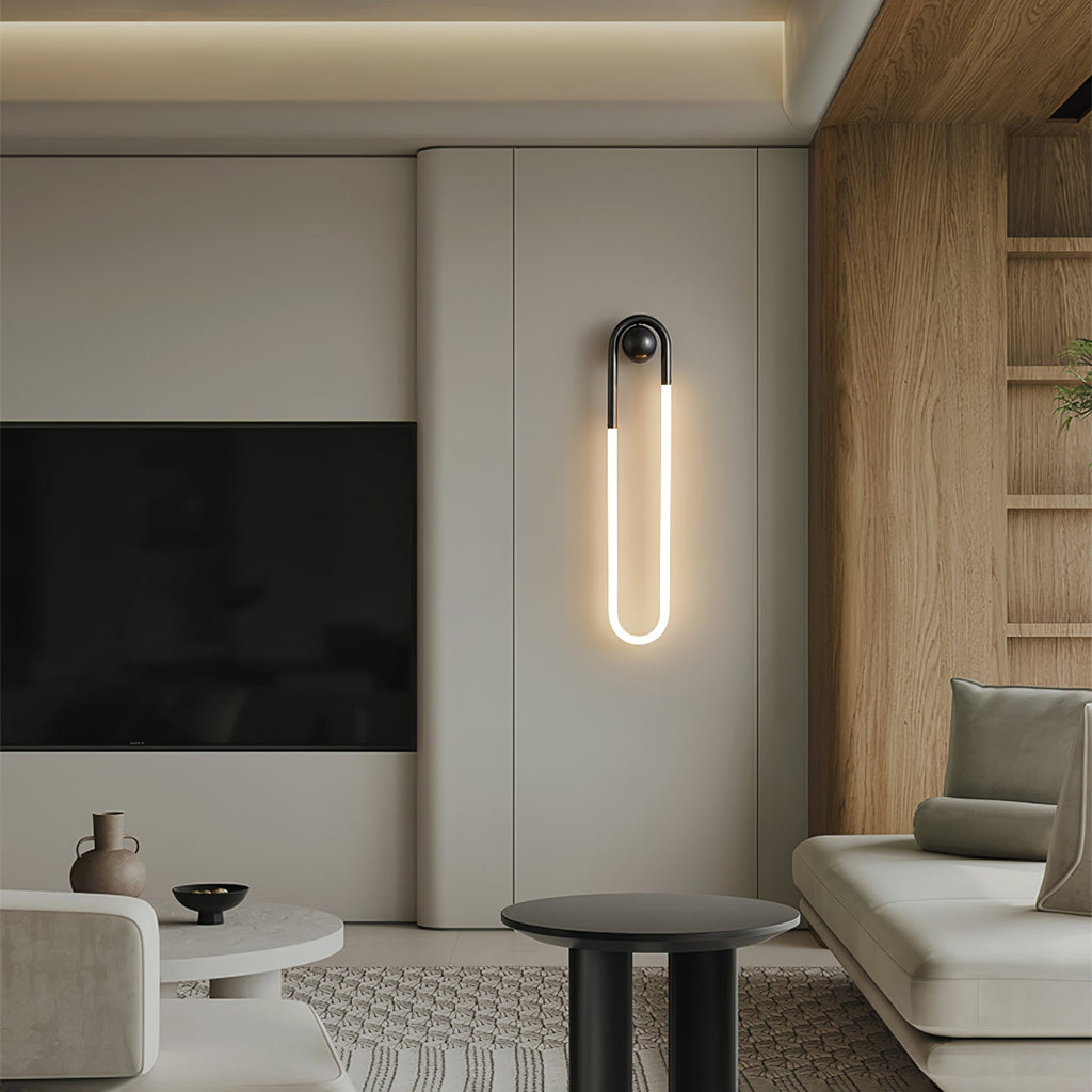 LED Wall Lamp - Rudi Loop Design - Modern Lighting Fixture for Living Room & Bedroom