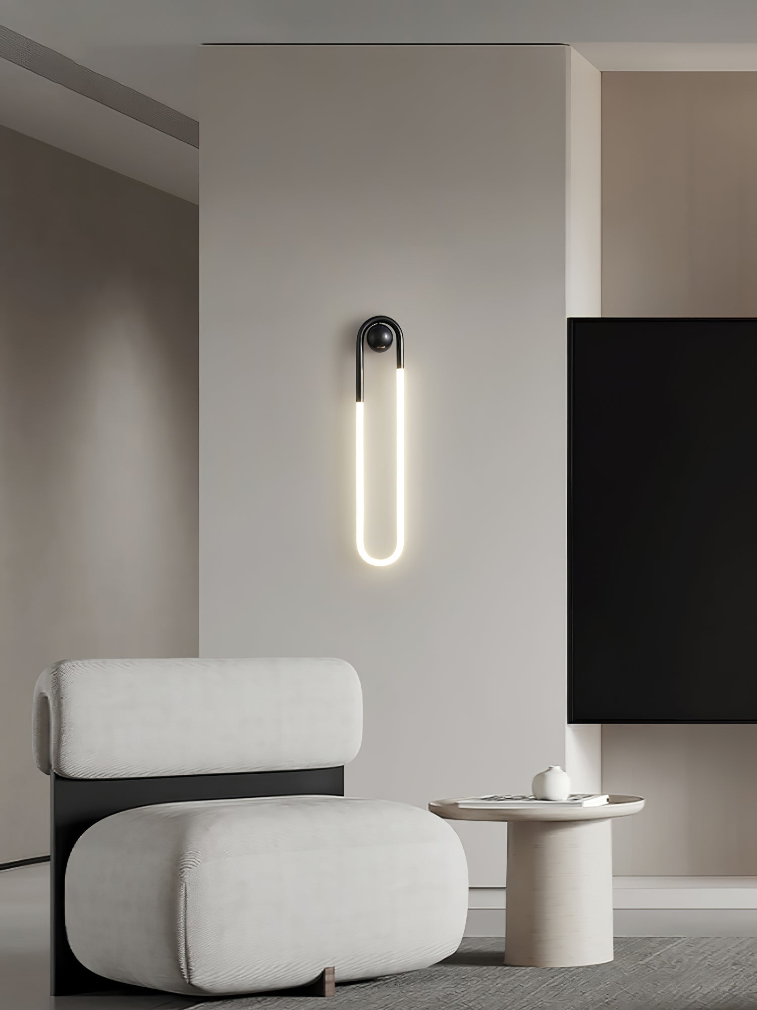 LED Wall Lamp - Rudi Loop Design - Modern Lighting Fixture for Living Room & Bedroom