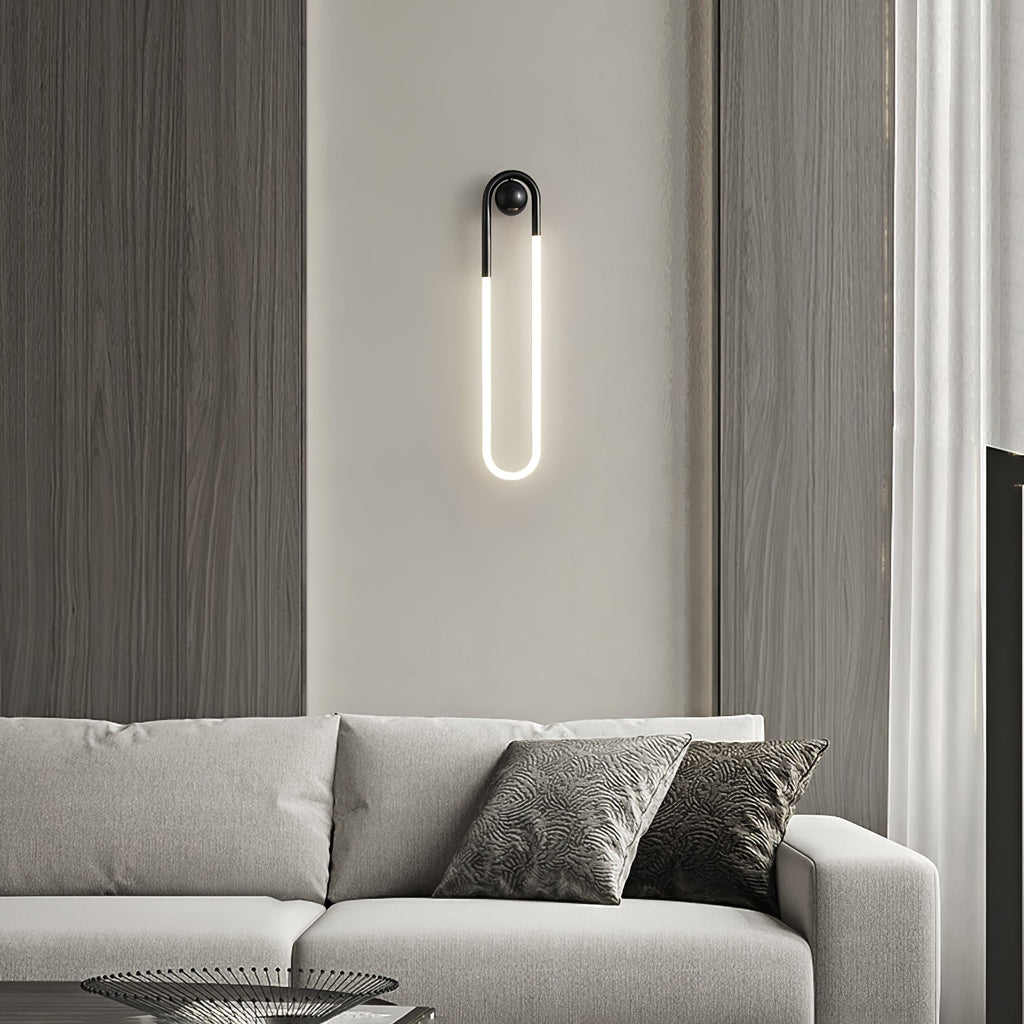 LED Wall Lamp - Rudi Loop Design - Modern Lighting Fixture for Living Room & Bedroom