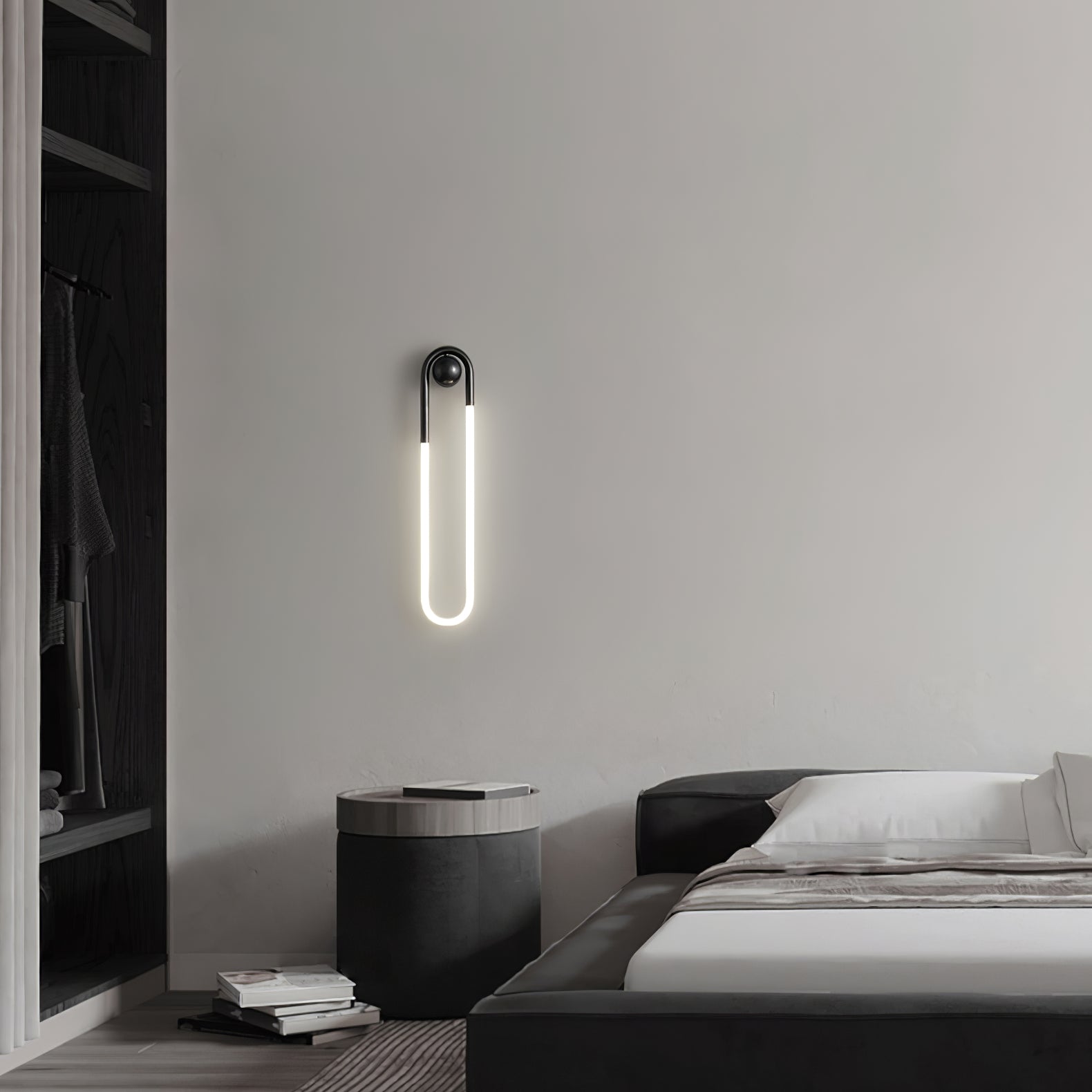 LED Wall Lamp - Rudi Loop Design - Modern Lighting Fixture for Living Room & Bedroom