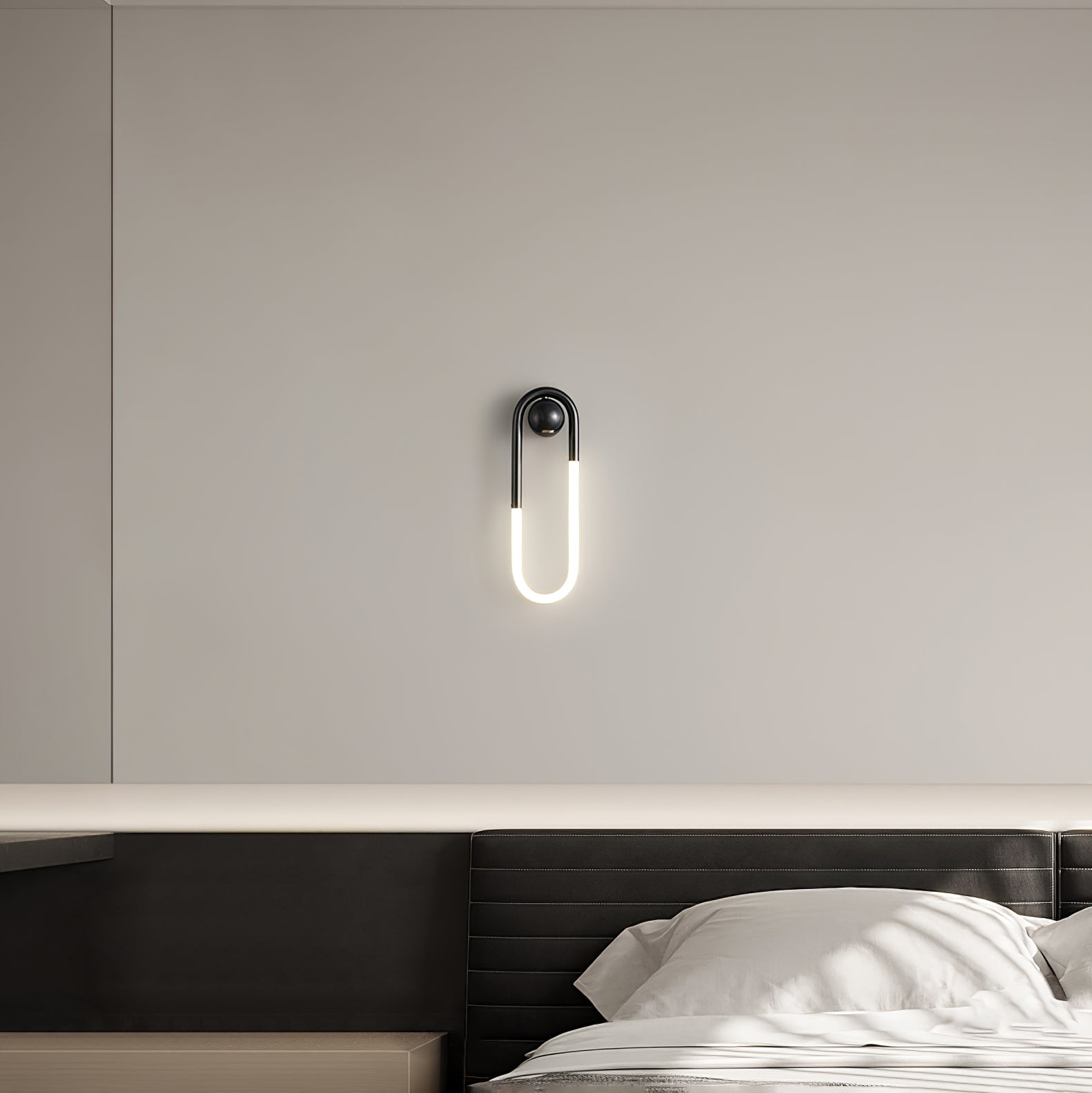 LED Wall Lamp - Rudi Loop Design - Modern Lighting Fixture for Living Room & Bedroom