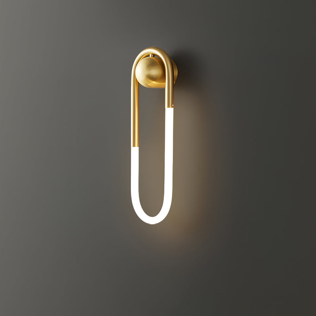 LED Wall Lamp - Rudi Loop Design - Modern Lighting Fixture for Living Room & Bedroom