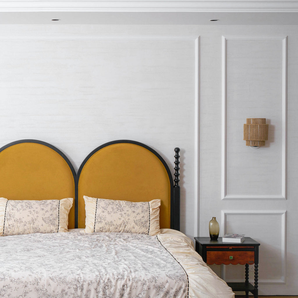 Rustic Weave Wall Lamp | Handwoven Hemp Rope Design for Cozy Indoor Lighting