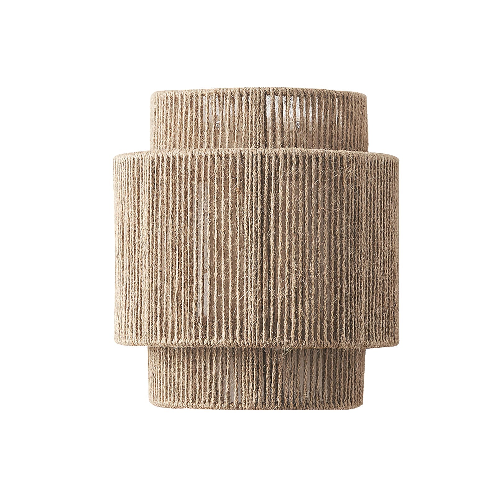 Rustic Weave Wall Lamp | Handwoven Hemp Rope Design for Cozy Indoor Lighting