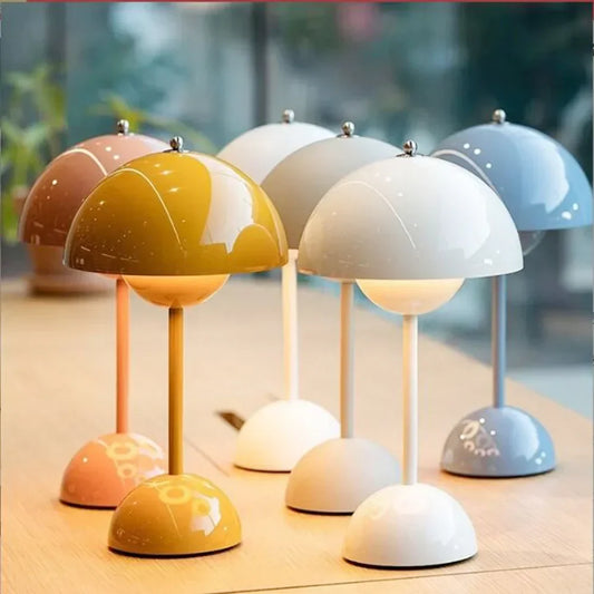 Mini Mushroom Light - Chic Mushroom Table Lamp with Battery Option for Unique Home Decor