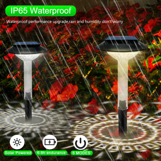 Solar Pathway Lights - Waterproof RGB Color-Changing LED Landscape Lighting for Garden, Yard, Driveway & Walkway Decor