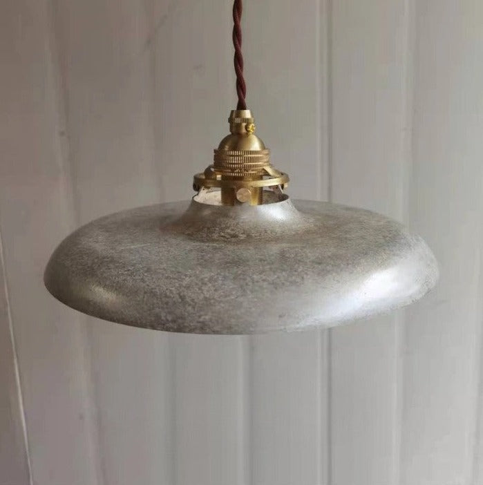Industrial Vintage Pendant Light Fixture with Metal Shade for Kitchen Island, Bar & Dining Room Lighting