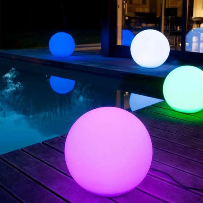 LED Outdoor Waterproof Floating Garden Lights - Ball Shaped Lawn Lamps for Weddings, Parties, and Pool Decor