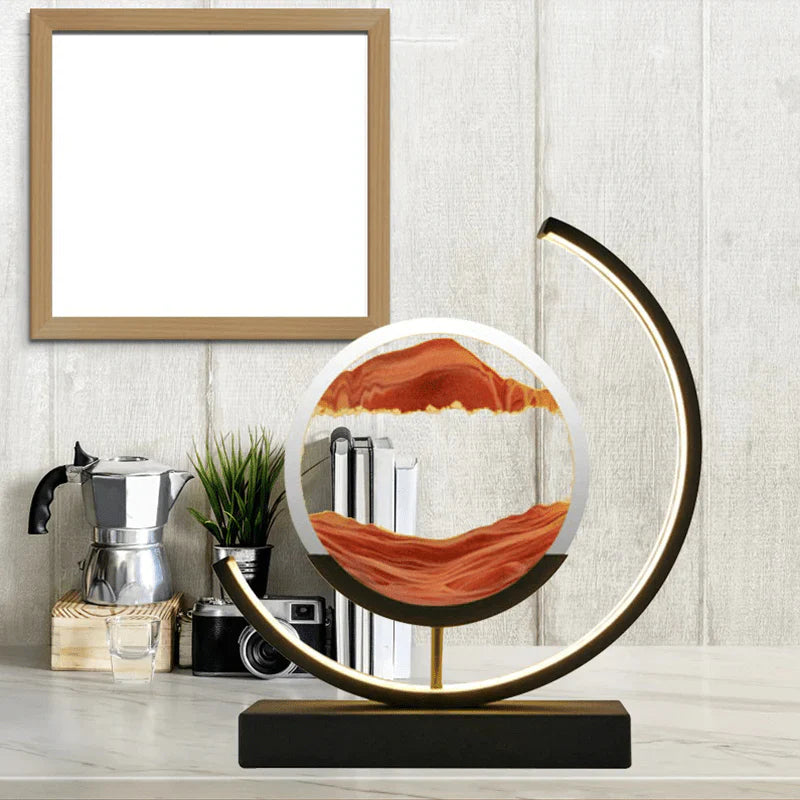 Sand Table Lamp with Timeless Design - Modern Lighting for Living Room & Bedroom Decor