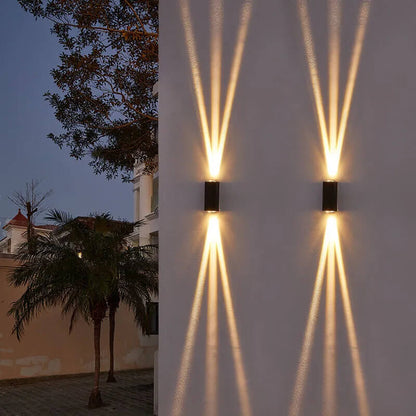 LED Waterproof Outdoor Wall Sconce Light Fixture - Modern Rectangular Design for Patios, Gardens, and Entryways