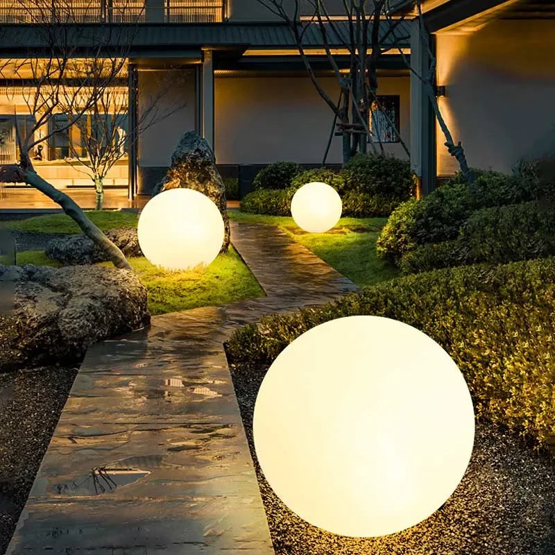 LED Outdoor Waterproof Floating Garden Lights - Ball Shaped Lawn Lamps for Weddings, Parties, and Pool Decor