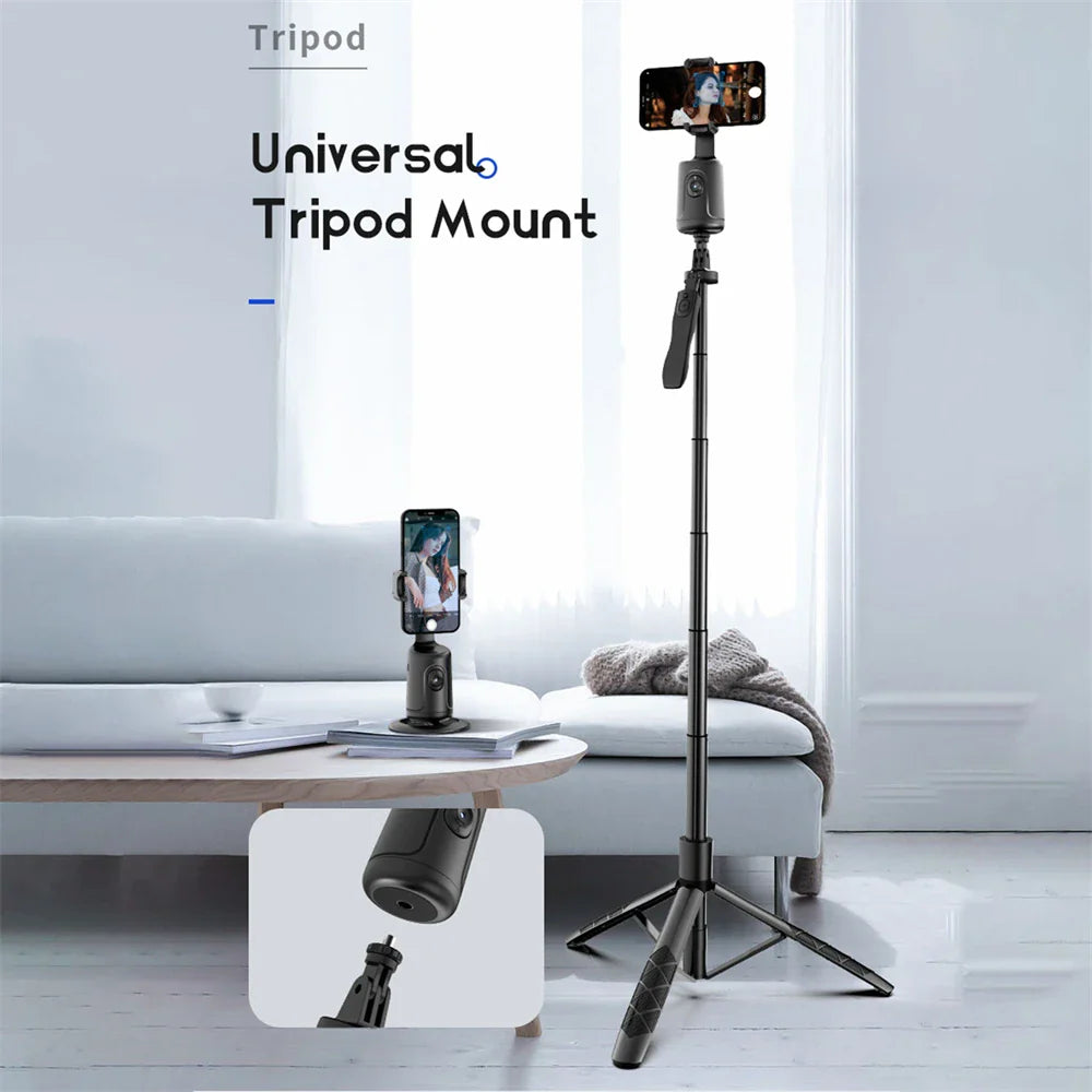 360° Face Tracking Phone Holder | Auto Tracking Gimbal with Gesture Control for Smartphones