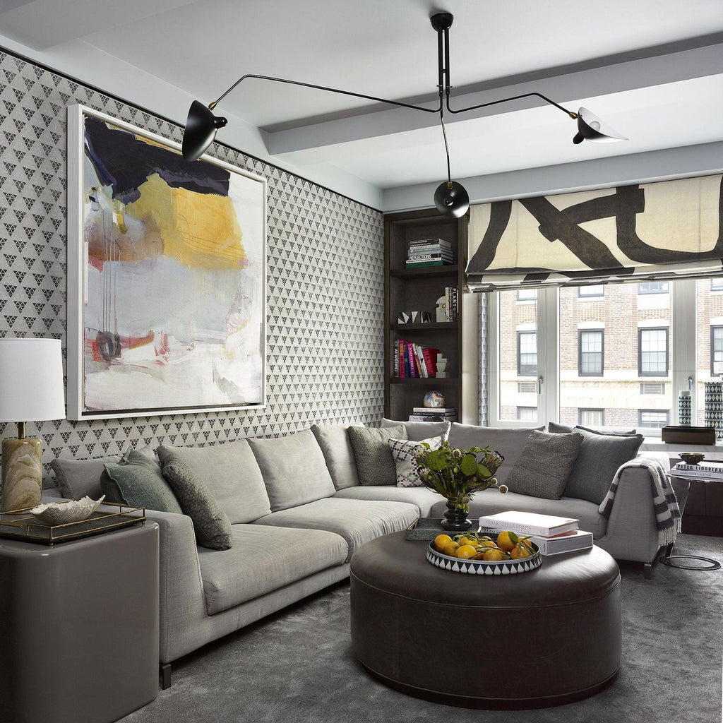 Three Arm Ceiling Light | Metal & Aluminum, Indoor Use for Modern Home Decor