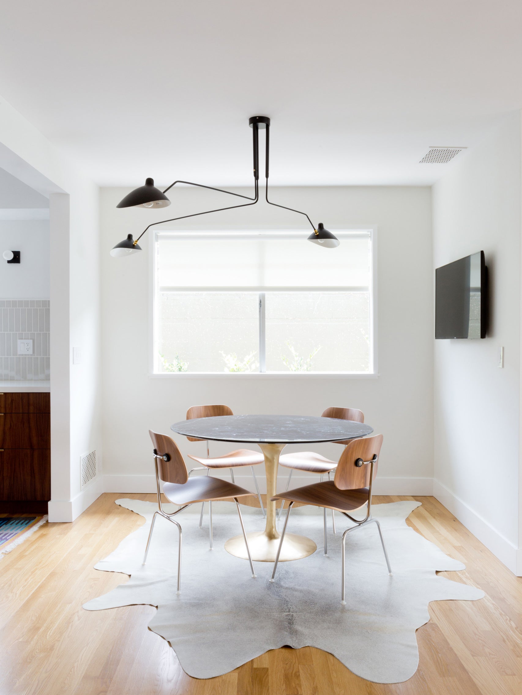 Three Arm Ceiling Light | Metal & Aluminum, Indoor Use for Modern Home Decor