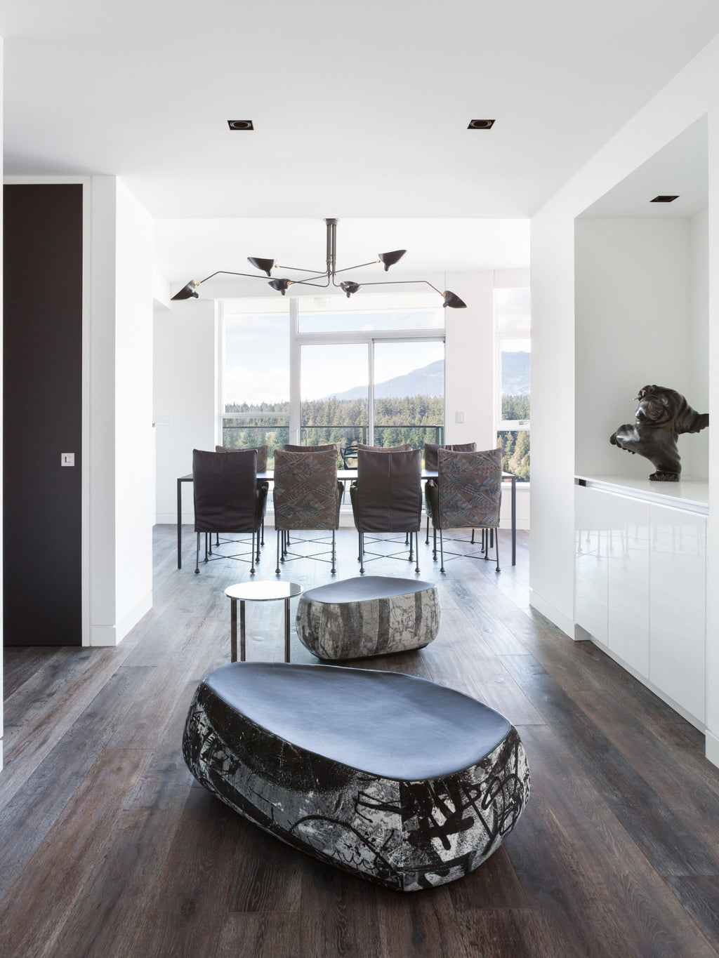 Three Arm Ceiling Light | Metal & Aluminum, Indoor Use for Modern Home Decor