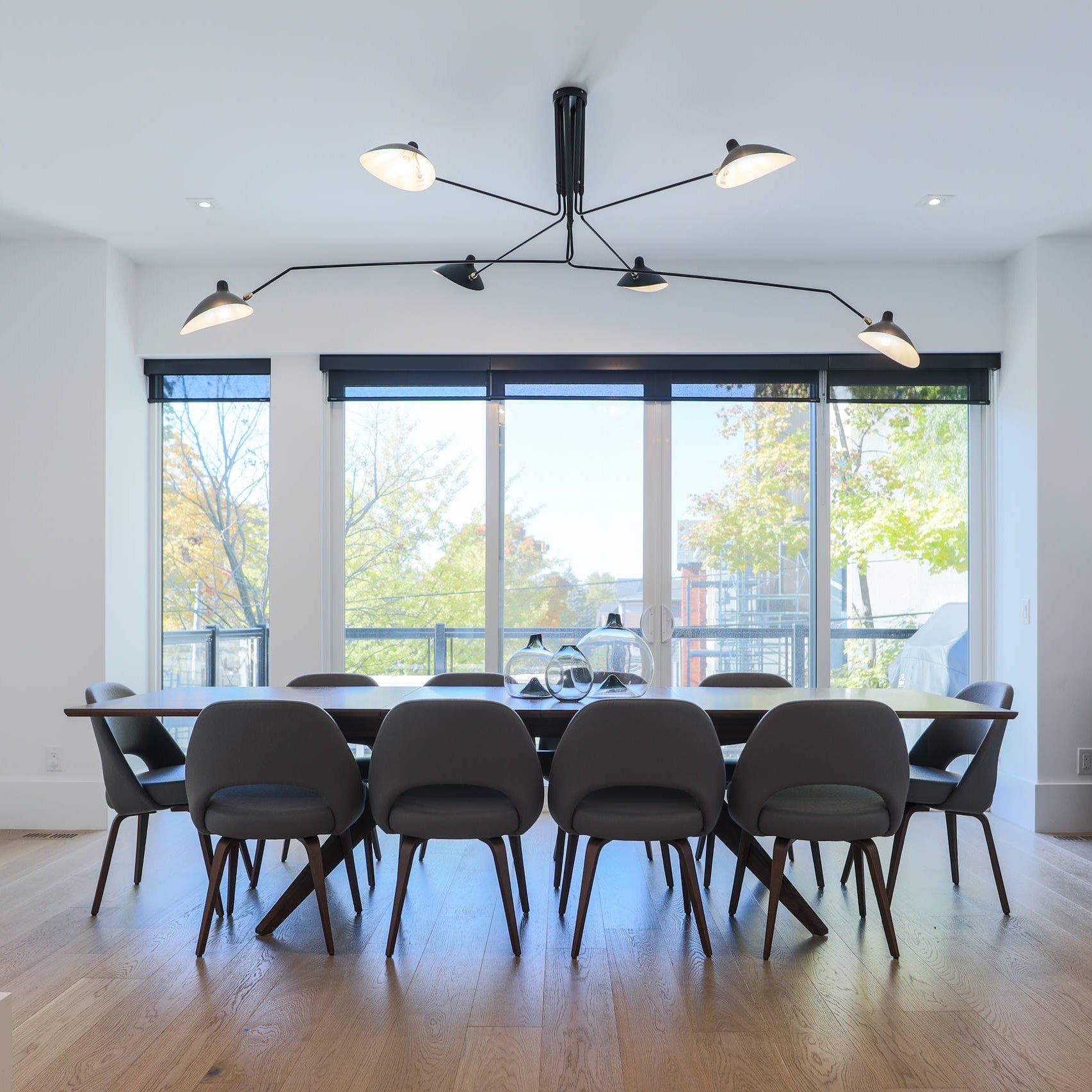 Three Arm Ceiling Light | Metal & Aluminum, Indoor Use for Modern Home Decor