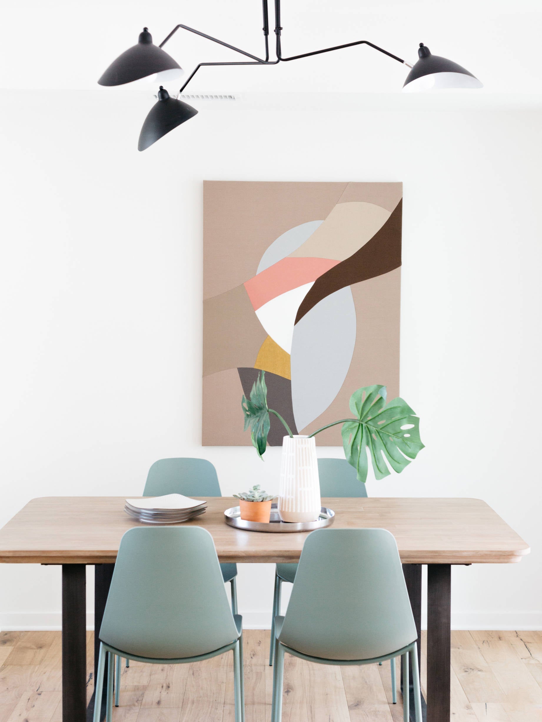 Three Arm Ceiling Light | Metal & Aluminum, Indoor Use for Modern Home Decor