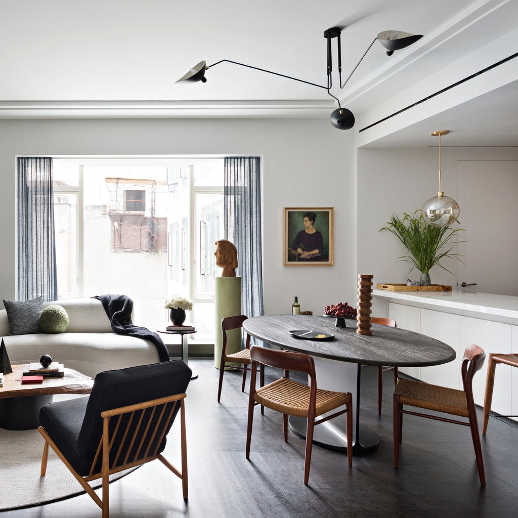 Three Arm Ceiling Light | Metal & Aluminum, Indoor Use for Modern Home Decor