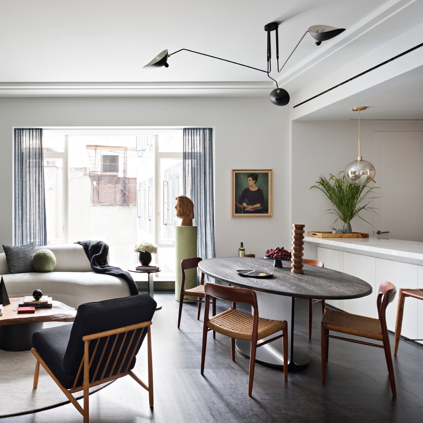 Three Arm Ceiling Light | Metal & Aluminum, Indoor Use for Modern Home Decor