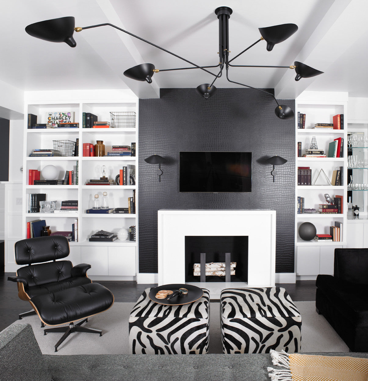 Three Arm Ceiling Light | Metal & Aluminum, Indoor Use for Modern Home Decor