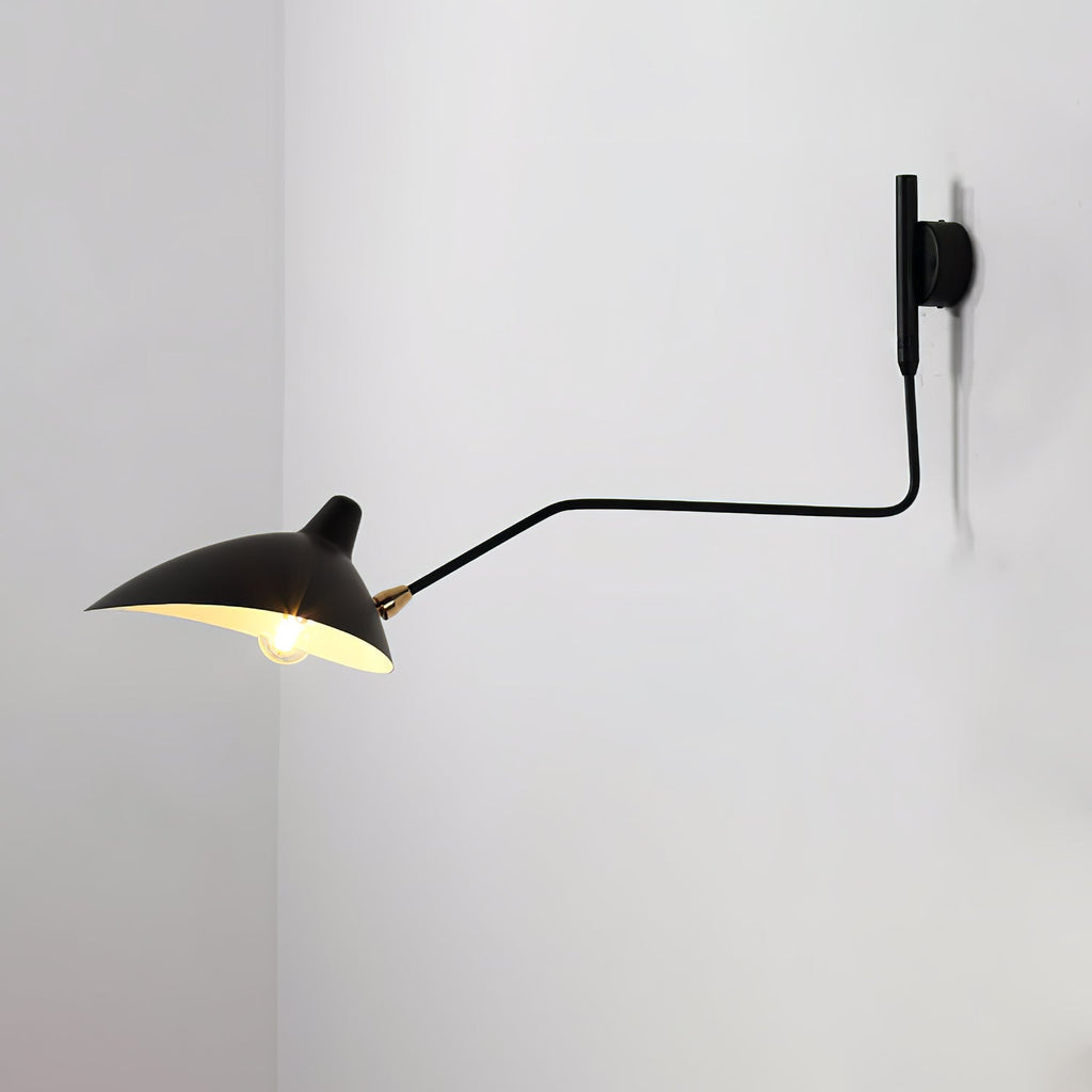 LED Wall Sconce Light Fixture - Adjustable Arm, Modern Design for Living Room & Bedroom Lighting