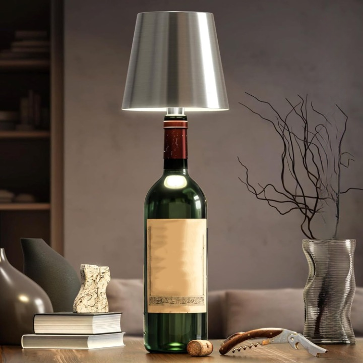 Bottle Lamp – Portable Rechargeable Touch Control LED Light with Adjustable Brightness & 3 Color Temperatures