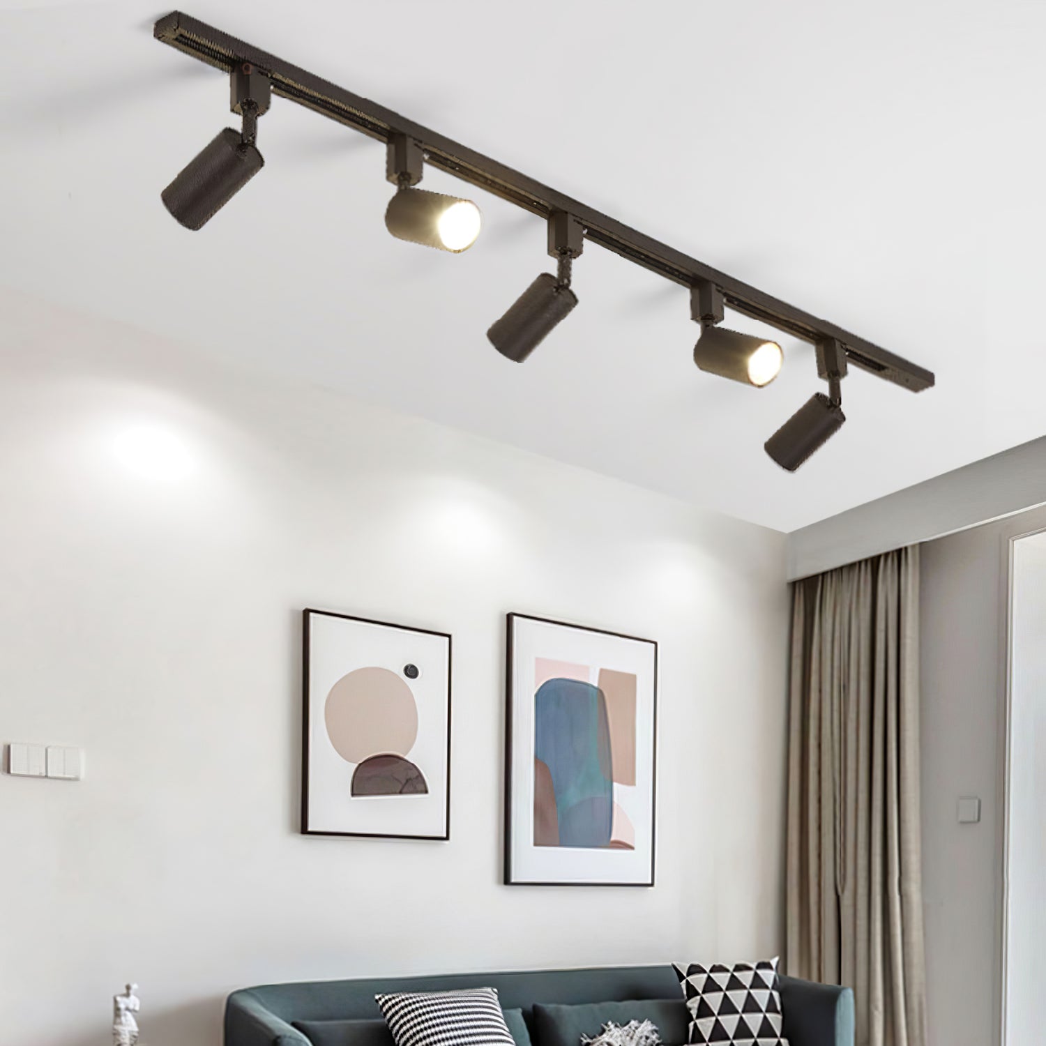 Sleek Cylinder Track Light | Dimmable, 30° Beam Angle & Ideal for Modern Indoor Spaces