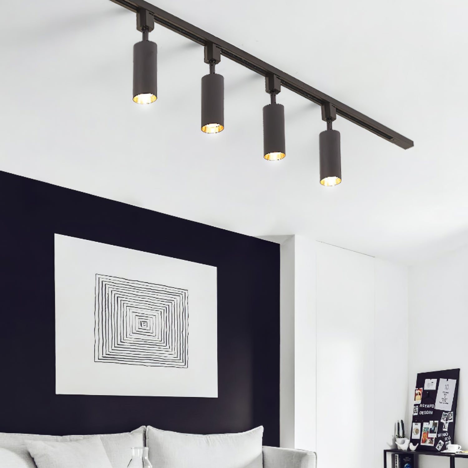 Sleek Cylinder Track Light | Dimmable, 30° Beam Angle & Ideal for Modern Indoor Spaces