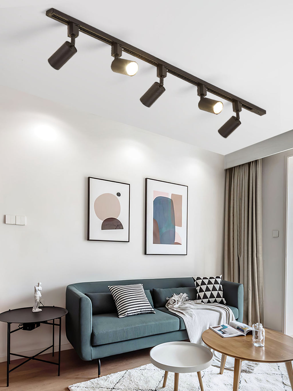 Sleek Cylinder Track Light | Dimmable, 30° Beam Angle & Ideal for Modern Indoor Spaces