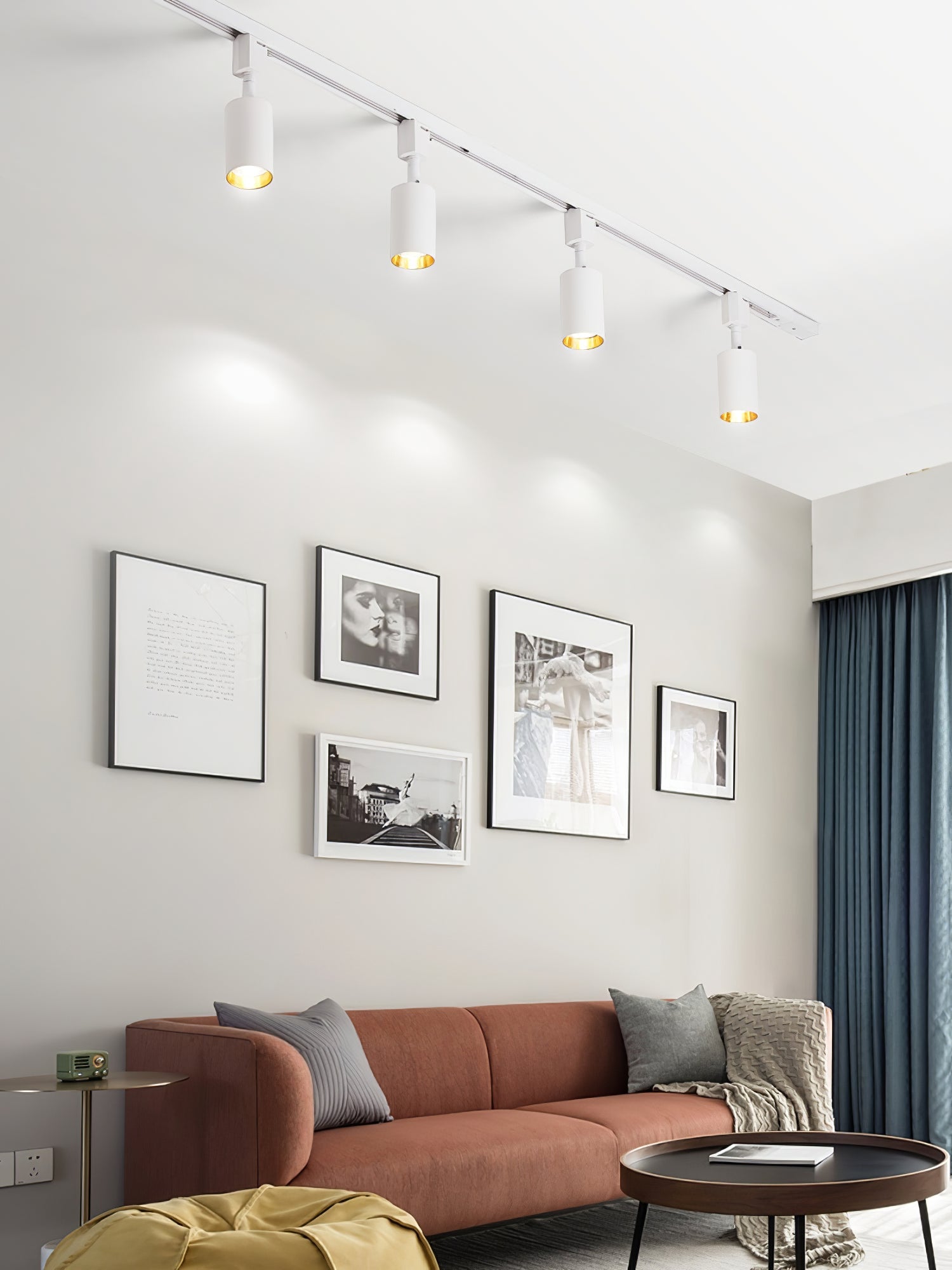 Sleek Cylinder Track Light | Dimmable, 30° Beam Angle & Ideal for Modern Indoor Spaces