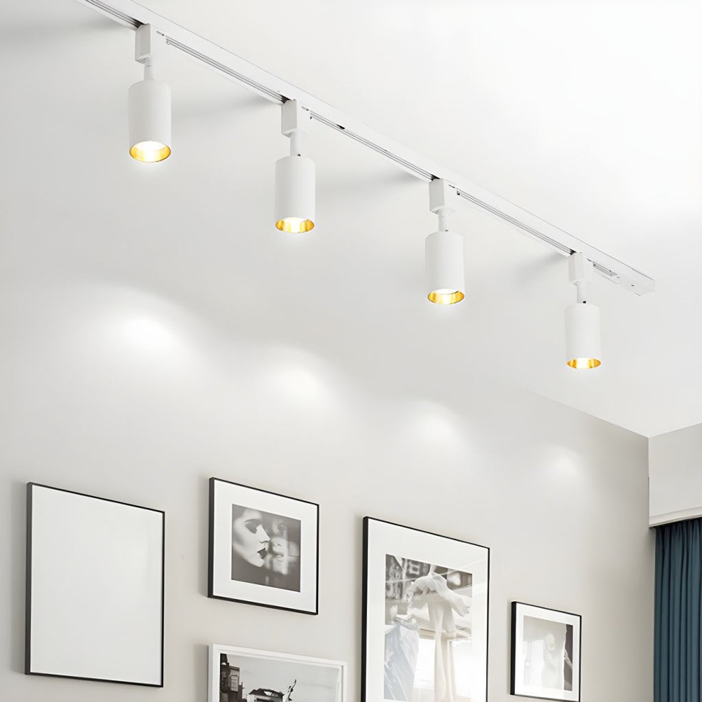 Sleek Cylinder Track Light | Dimmable, 30° Beam Angle & Ideal for Modern Indoor Spaces