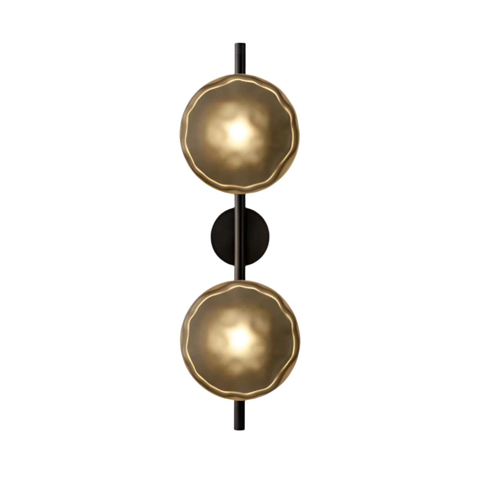 Glass Wall Sconce Light with Nordic Round Design for Bedroom, Living Room & Hallway Accent Lighting
