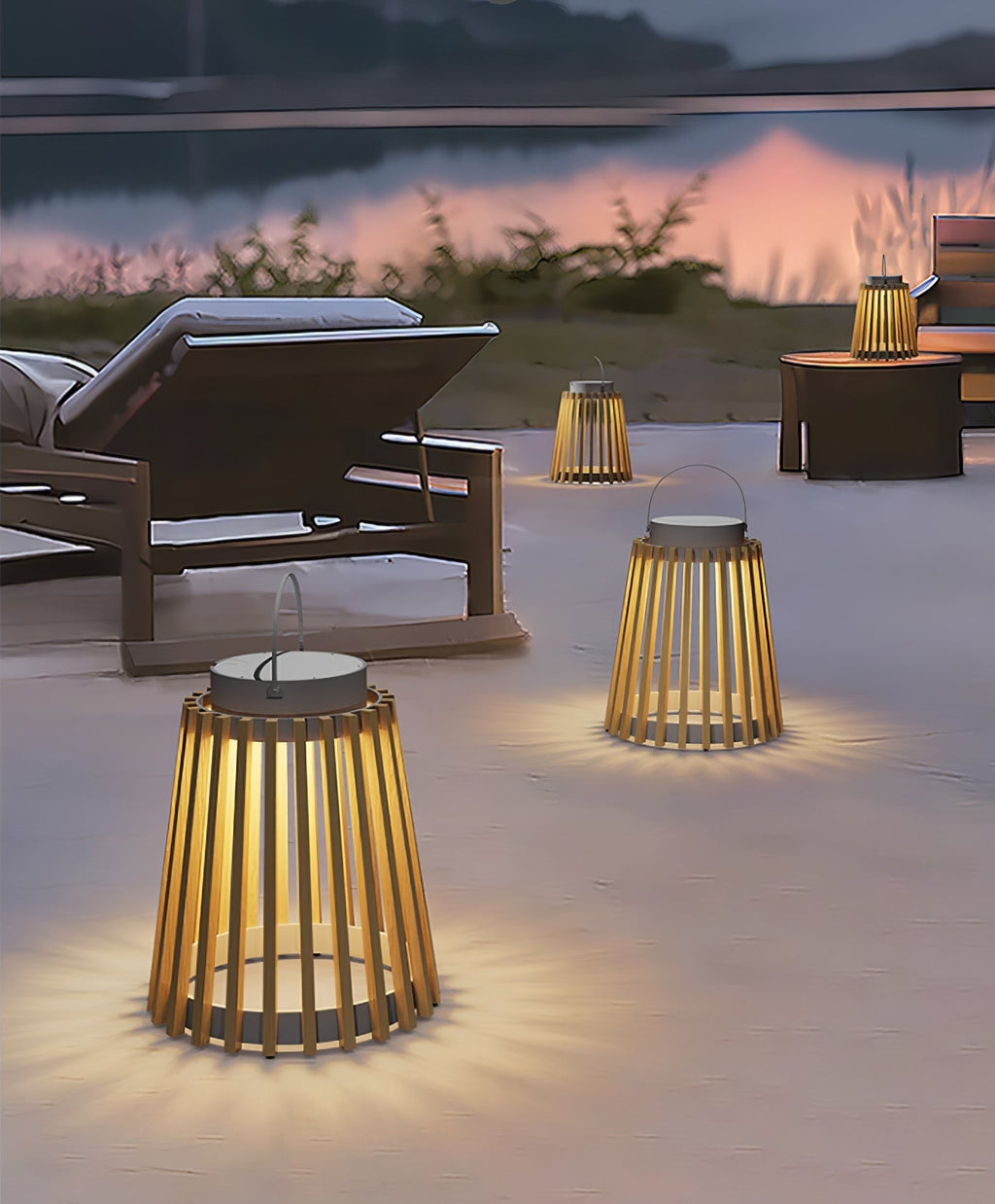 Solar Outdoor Lantern Lamp | Waterproof, Remote-Controlled & Ideal for Garden, Patio, or Balcony Use