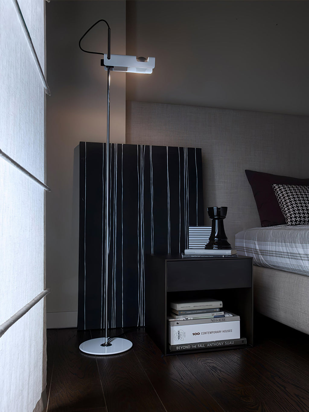 Spider Floor Lamp | Adjustable Metal Reflector with LED Bulb for Indoor Use