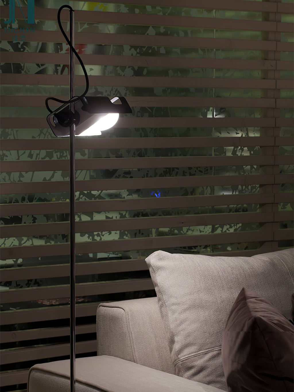 Spider Floor Lamp | Adjustable Metal Reflector with LED Bulb for Indoor Use