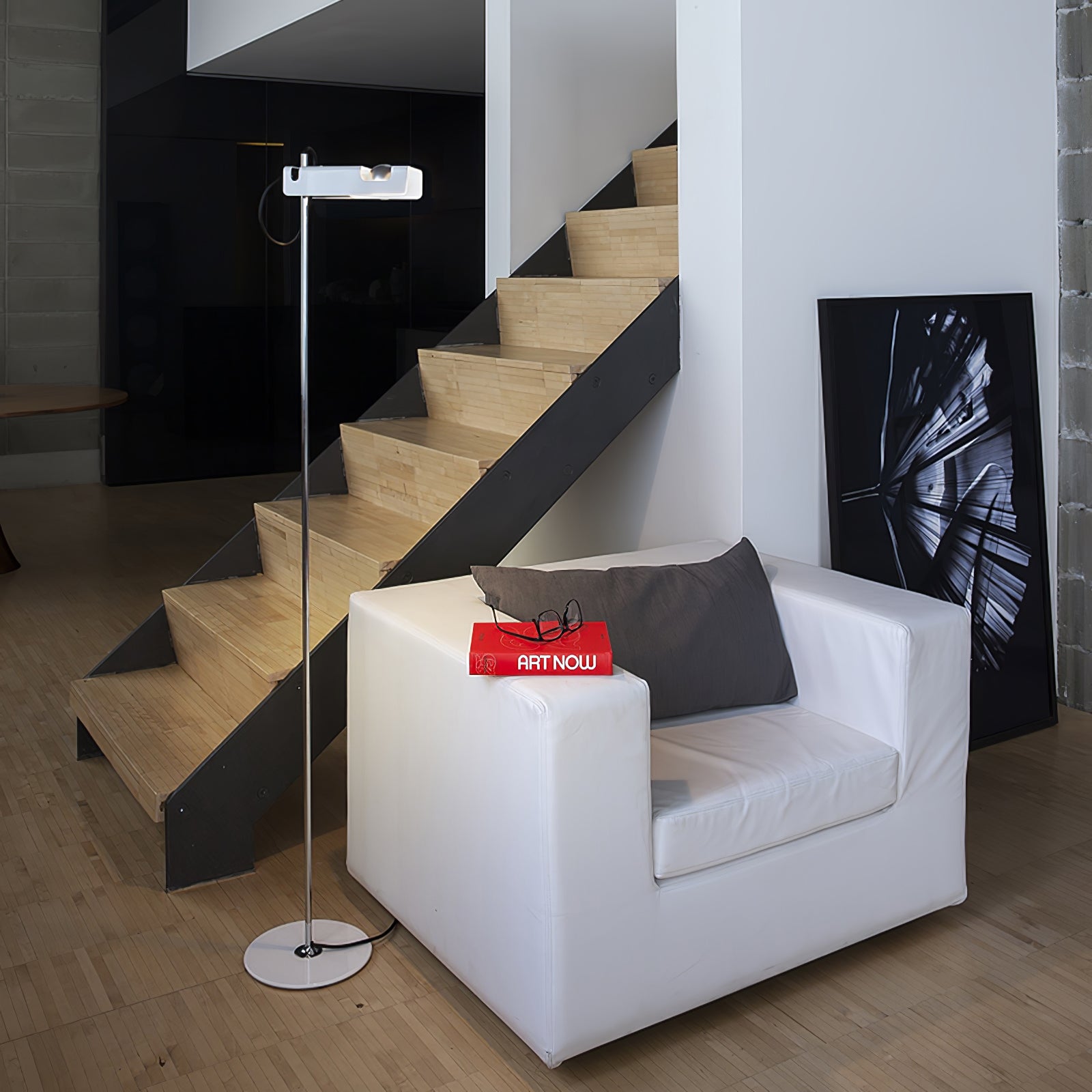 Spider Floor Lamp | Adjustable Metal Reflector with LED Bulb for Indoor Use