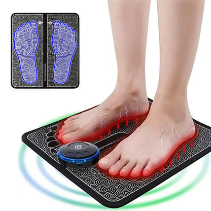 Electric EMS Foot Massager Mat for Muscle Relaxation stimulation stress relief