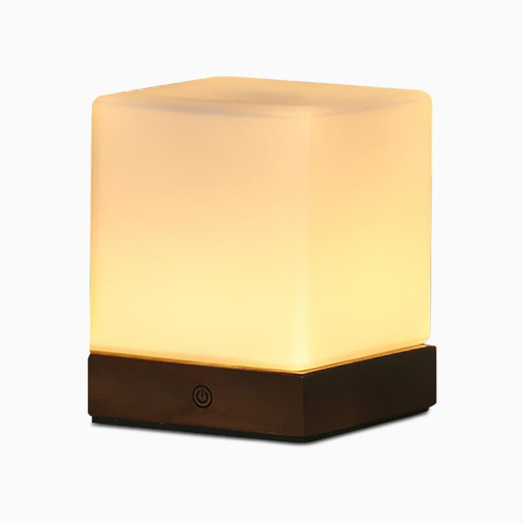 LED Mini Cube Table Lamp - Modern Ambient Lighting for Home, Office, and Nightstands