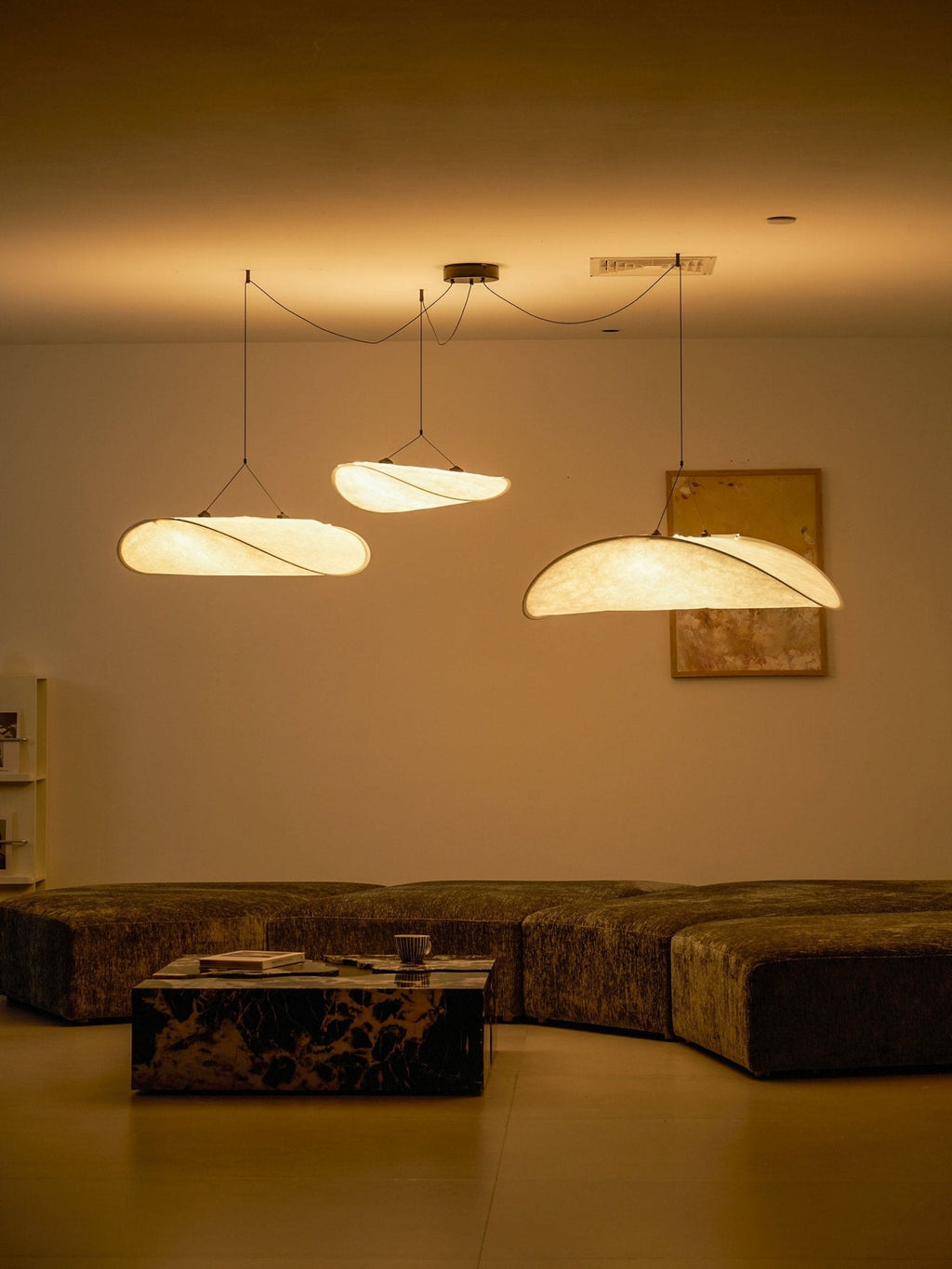 Tyvek Pendant Lamp | Dimmable, Adjustable Height & Ideal for Modern Home Decor